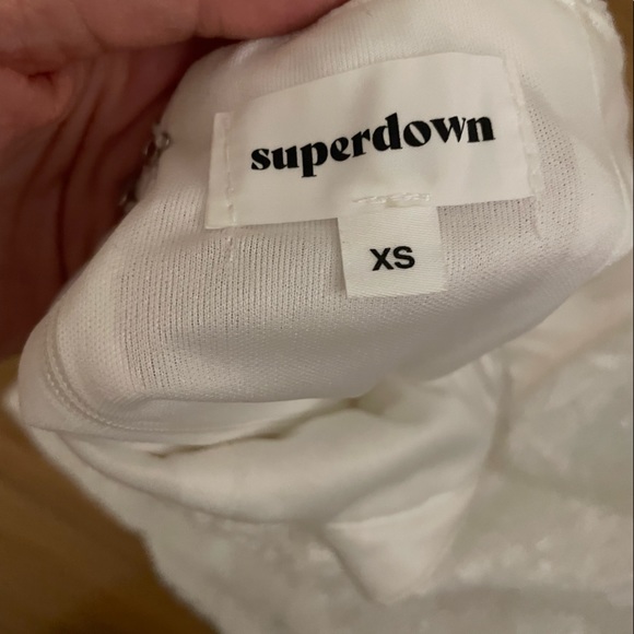 White Sequin Mini Dress - Picture 7 of 7